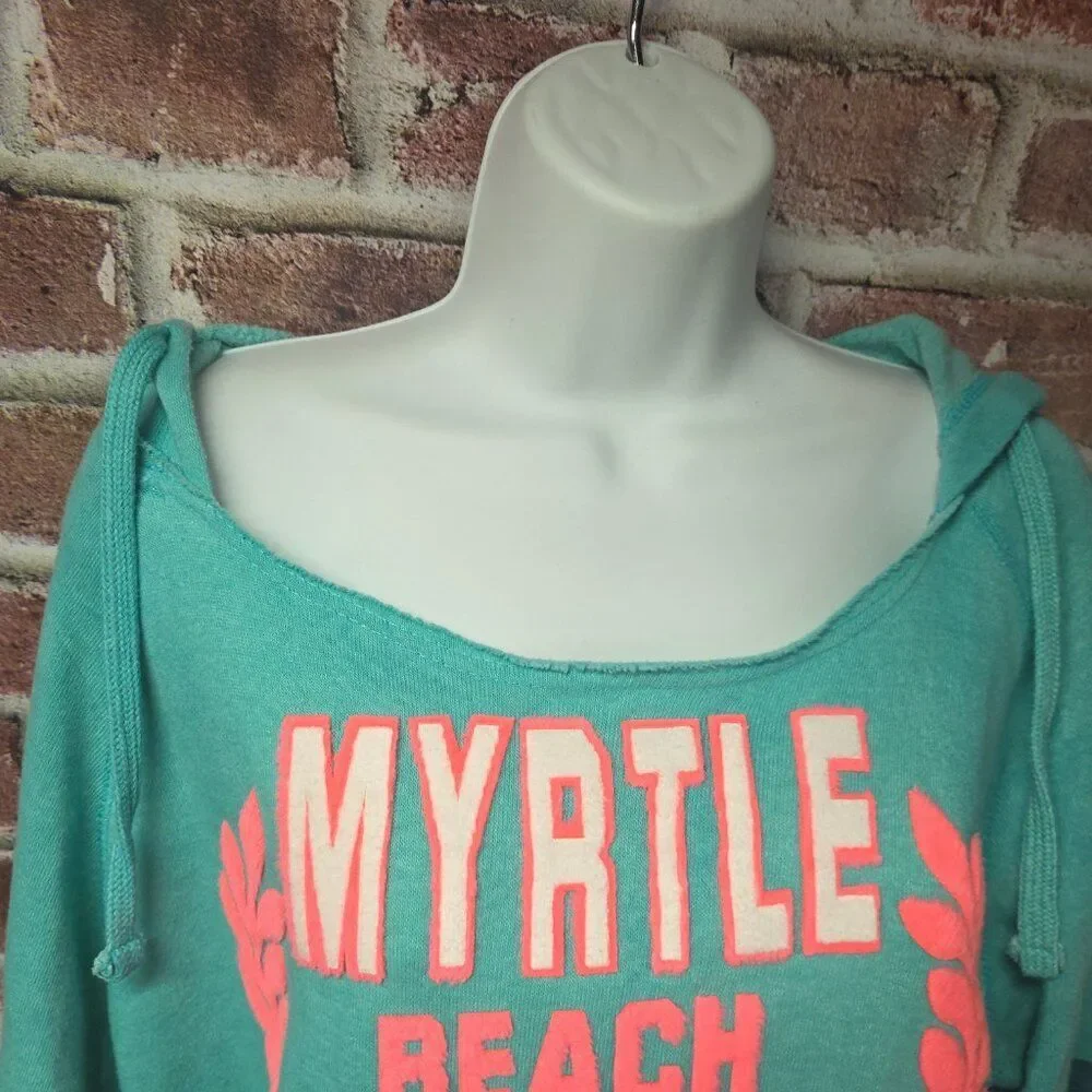 Women's TSUNAMI Surf Shop Myrtle Beach Hooded Sweatshirt Medium‎ - Picture 5 of 7
